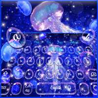 Lucid Neon Jellyfish Keyboard Theme on 9Apps