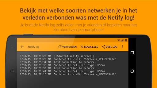Netify - Netwerk Notificaties screenshot 5