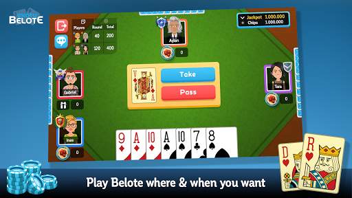 Exoty Online Belote & Coinche screenshot 1