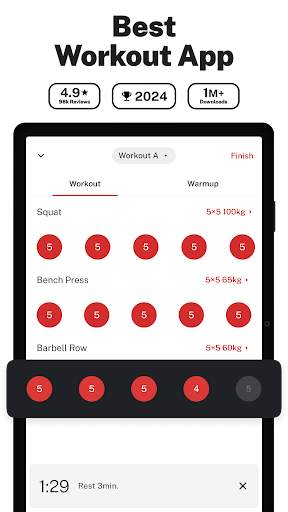 StrongLifts Weight Lifting Log screenshot 17