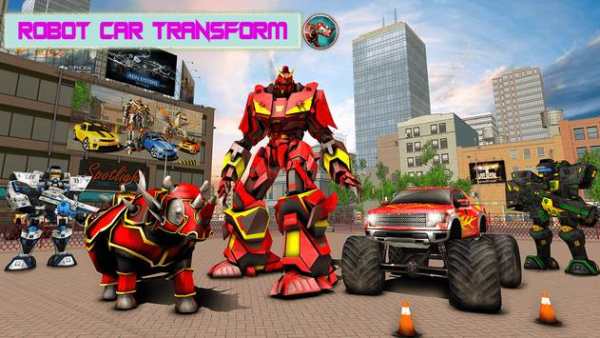 Robot Car Transform Fight Game 3D screenshot 4