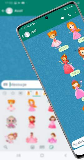 Princess Stickers for WhatsApp screenshot 1