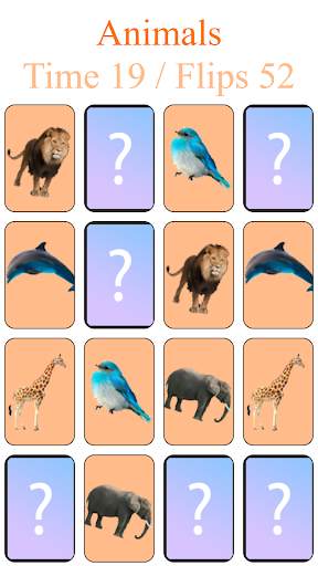 Free Memory Games - Animals screenshot 3