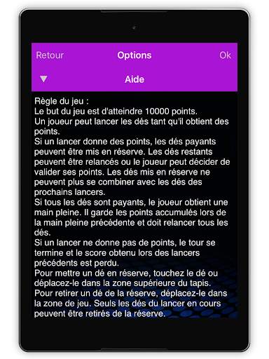 Jeu de dès 10000 néon screenshot 14