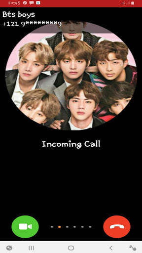 Bts Fake video call me screenshot 1