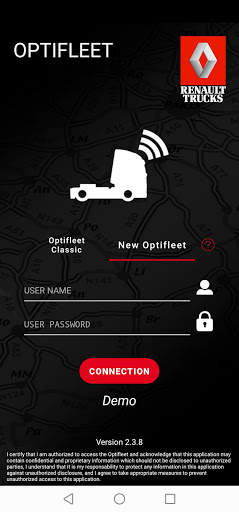 New Optifleet screenshot 1