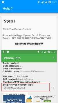 4G LTE VoLTE SWITCH screenshot 2
