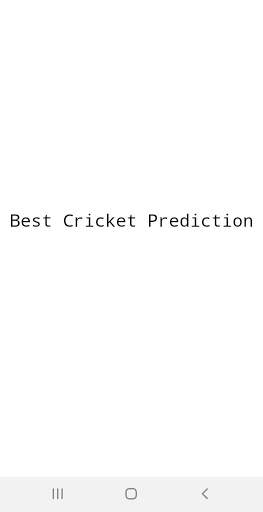 Cricket Prediction screenshot 3