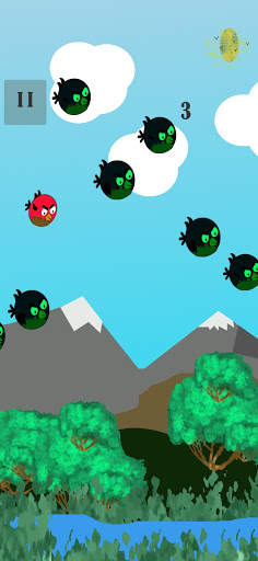 The Red Flying Bird Game screenshot 1