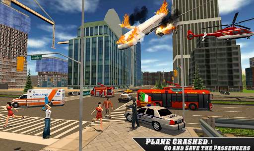 Airplane Fire Fighter  Ambulan screenshot 9