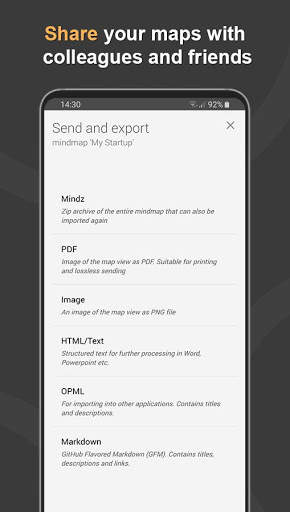 Mindz - Mind Map (Free) Structure ideas simply screenshot 5