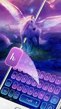 Reverie Blush Unicorn keyboard Theme screenshot 2