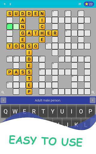 English Crossword puzzle screenshot 9