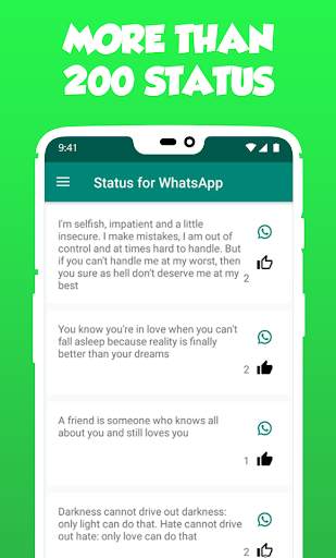 Phrases and States for WhatsApp screenshot 2