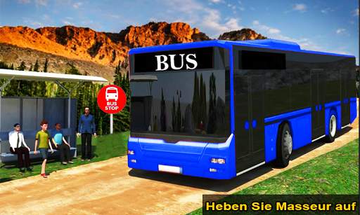 Drive Hill Coach Bus Simulator: Bus-Spiel 2019 screenshot 1