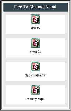 Free TV Channel Nepal स्क्रीनशॉट 1