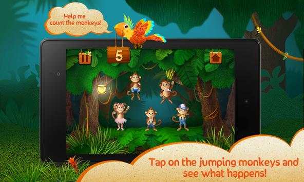 Baby songs: 5 Little Monkeys screenshot 2