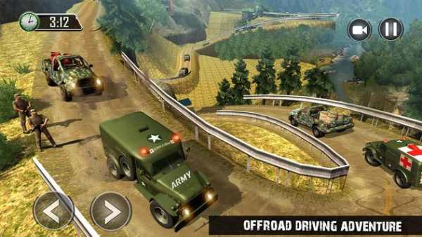 US Army Ambulance Driving Game : Transport Games screenshot 1
