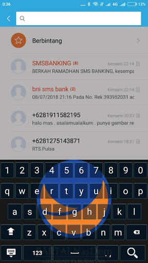 Keyboard Android Tema Logo Parpol Indonesia screenshot 3