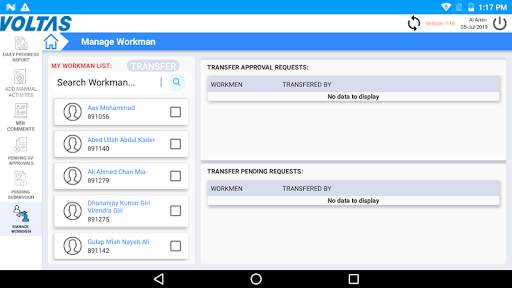 Voltas Foreman screenshot 5
