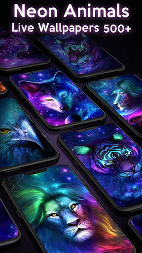 Neon Animal Live Wallpaper screenshot 2