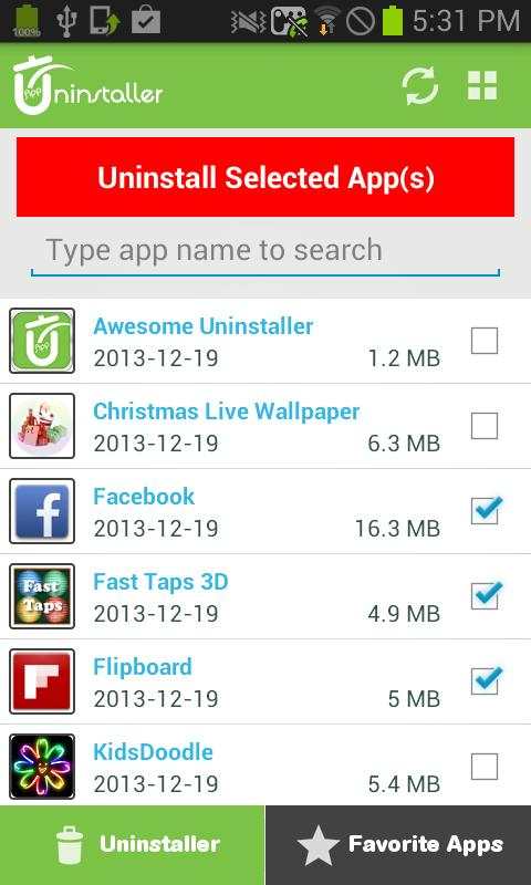 Awesome Apps Manager скриншот 2