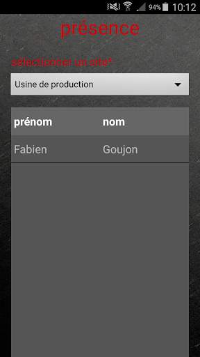 Enregistrement des heures screenshot 7