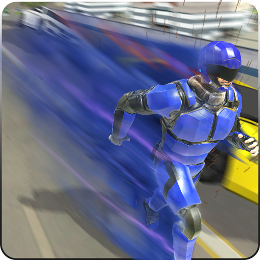Super Light Speed Robot Superhero icon