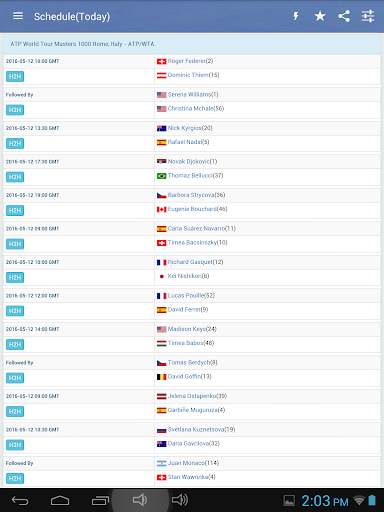 Tennis Live Score screenshot 12