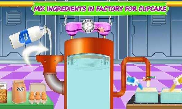pabrik pembuat cupcake berwarna-warni: toko roti screenshot 4
