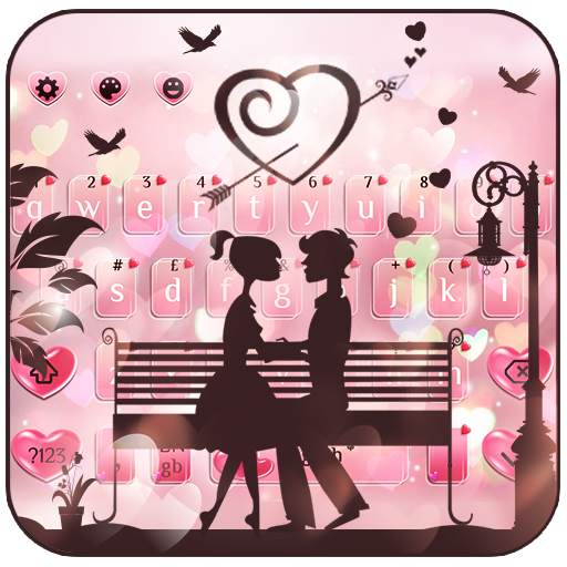 Forever Love Keyboard Theme 10001002