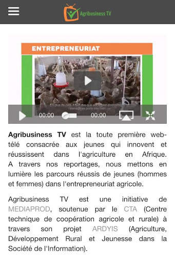 Agribusiness TV (Fr) screenshot 1