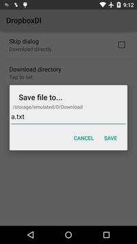 Downloader for Dropbox screenshot 1