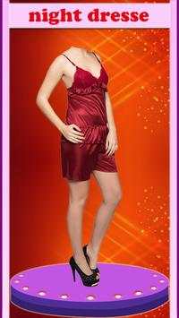 Lady Night dress photo editor screenshot 3