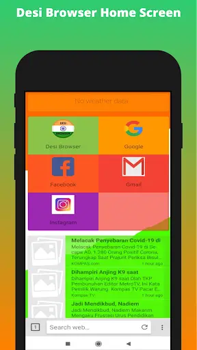 Desi Browser screenshot 1