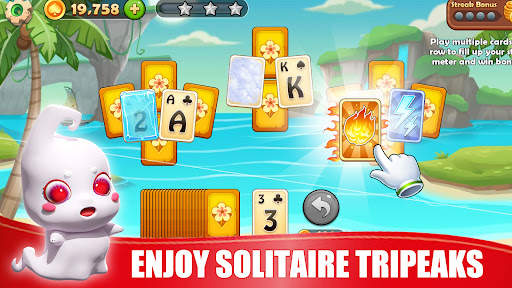 Solitaire TriPeaks - Card Game screenshot 1