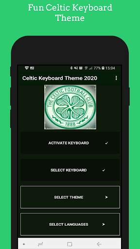 Celtic Keyboard Theme App screenshot 2
