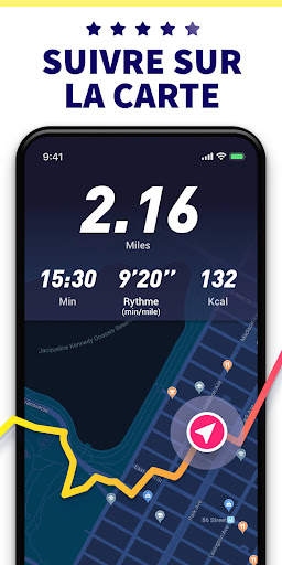 Leap Course sur Carte - Course screenshot 1