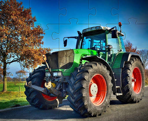 Jigsaw puzzles game tractor screenshot 2