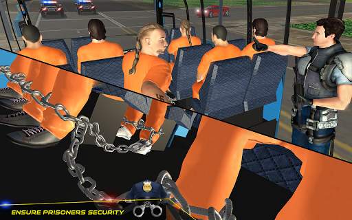 US Police Bus Transport Prison Break Survival Game screenshot 10