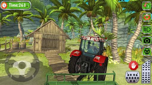 Tractor hill climb racing 3D screenshot 3