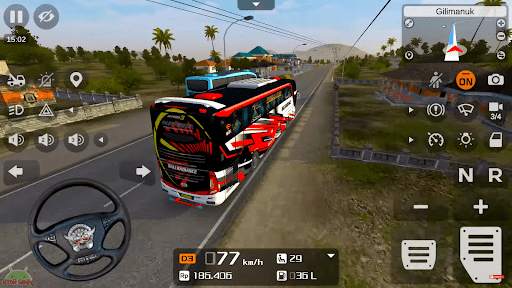 Coach Tourist Bus City Driving screenshot 1