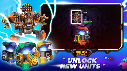Steel Wars Royale - Multiplayer Robot Strategy 1v1 screenshot 5