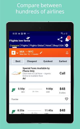 Cheap Flights low fares screenshot 10