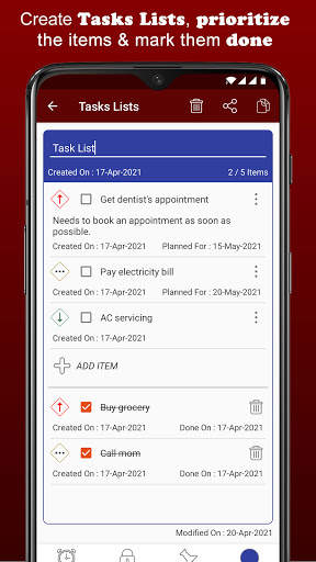 Listy - Notes, Lists, Check Lists, URL List & More screenshot 7