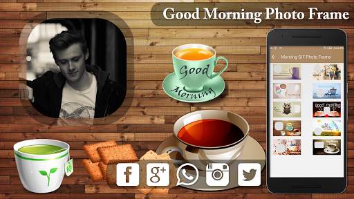 Good Morning Photo Frame Editor screenshot 2