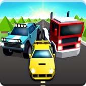 Block Car Racing 3D logo
