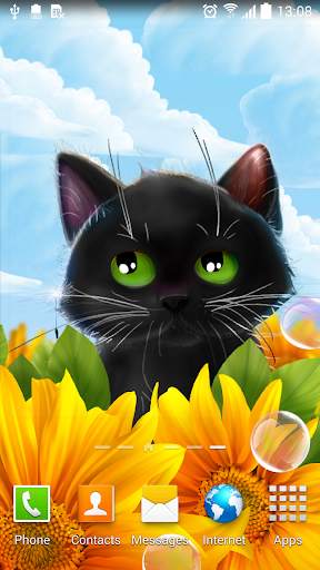 Cute Kitten Live Wallpaper screenshot 4