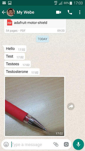 WA Messages Re-director screenshot 2