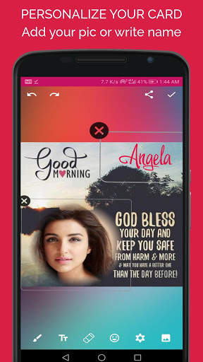 Greeting Photo Editor- Photo frame and Wishes app screenshot 4